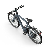 Gray ADO AIR 30 PRO|ULTRA Electric  bicycle with black details on a white background